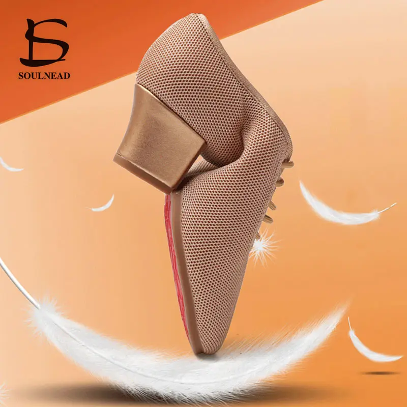 Women Dance Shoes Ladies Jazz Latin Dancing Adult Ballroom Salsa Tango Shoes Female Middle Heeled Breathable Training Sneakers