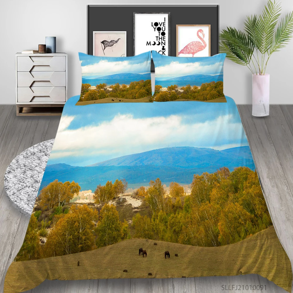 King Size Comforter Cover Set Unique Design Bed Set Pillowca