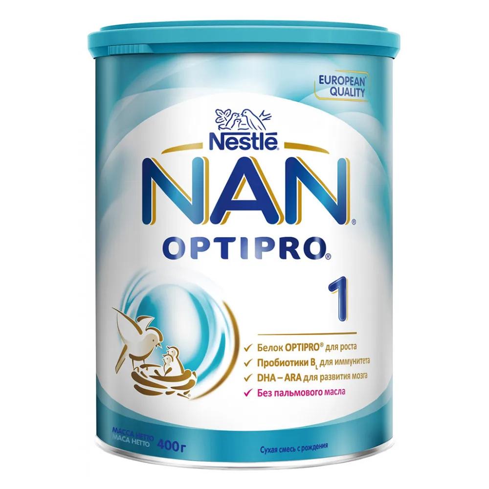 Молочная смесь NAN 1 Optipro с рождения 400 гр