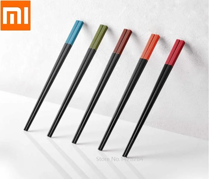 

High Quality fashion Alloy Chopsticks Metal Antiskid Chopsticks Suit Flatware Gift Set Beautiful health