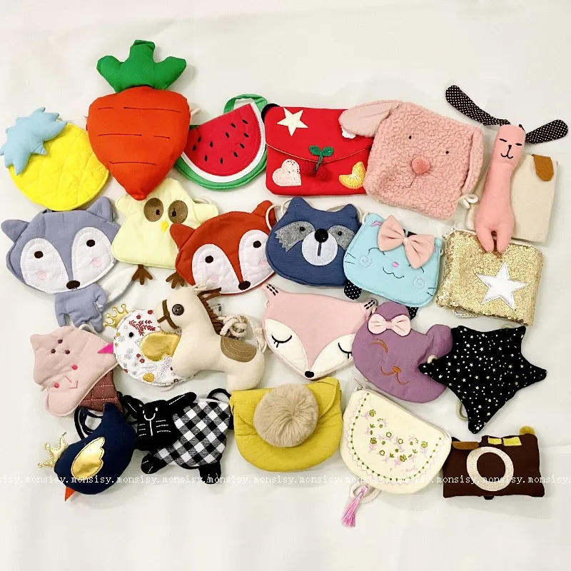 Детский кошелек и сумочка Monsisy для девочек сумка на плечо милый мешочек мелочи с