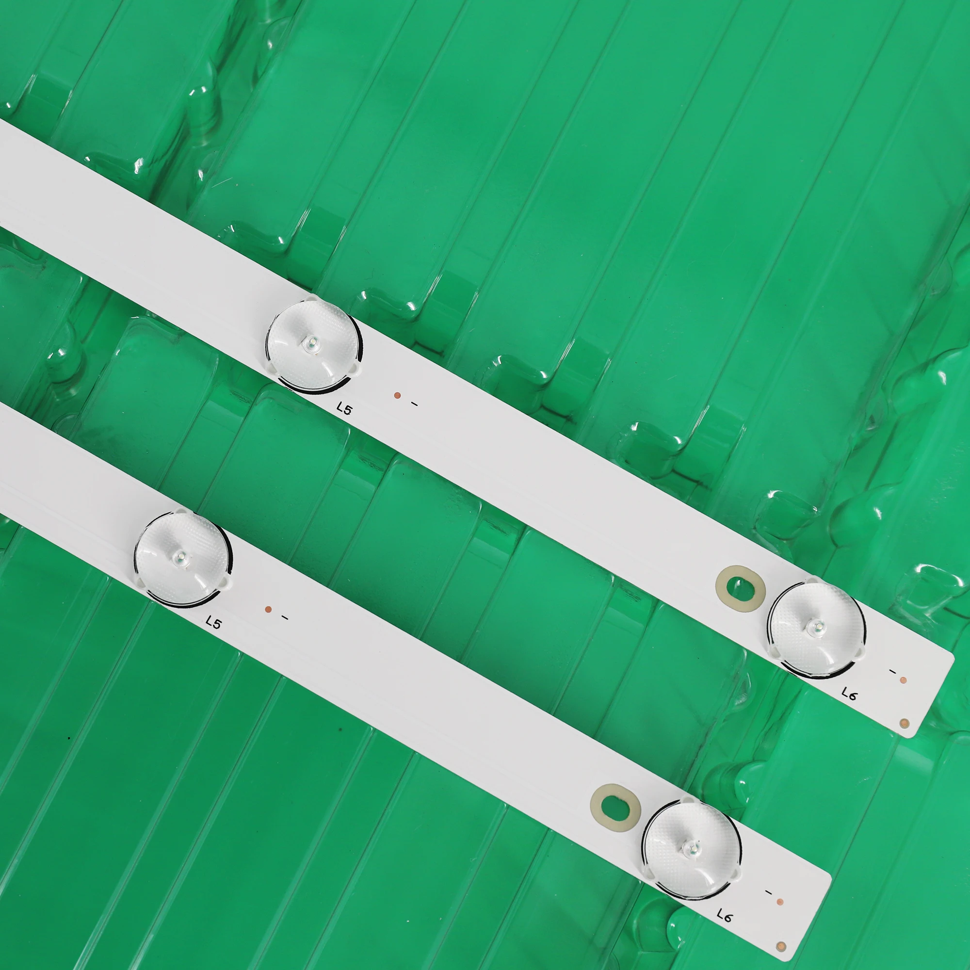 2pcs x32 inch LED Backlight Strip for Tv MS-L1343 JL.D32061330-081AS-M FZD-03 E348124 HM 32v L2202 L1074 6-LEDs 6V 580mm - купить по