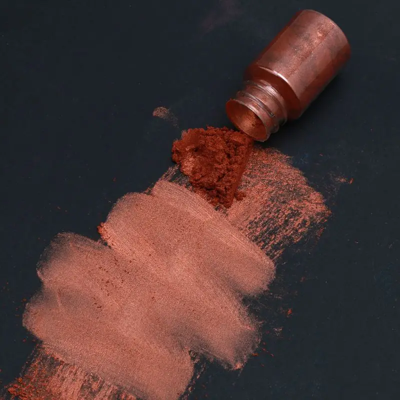 

6 Color Metal Tones Mica Pearl Powder Pigment Kit Cosmetic Grade Metallic Dye K9FA