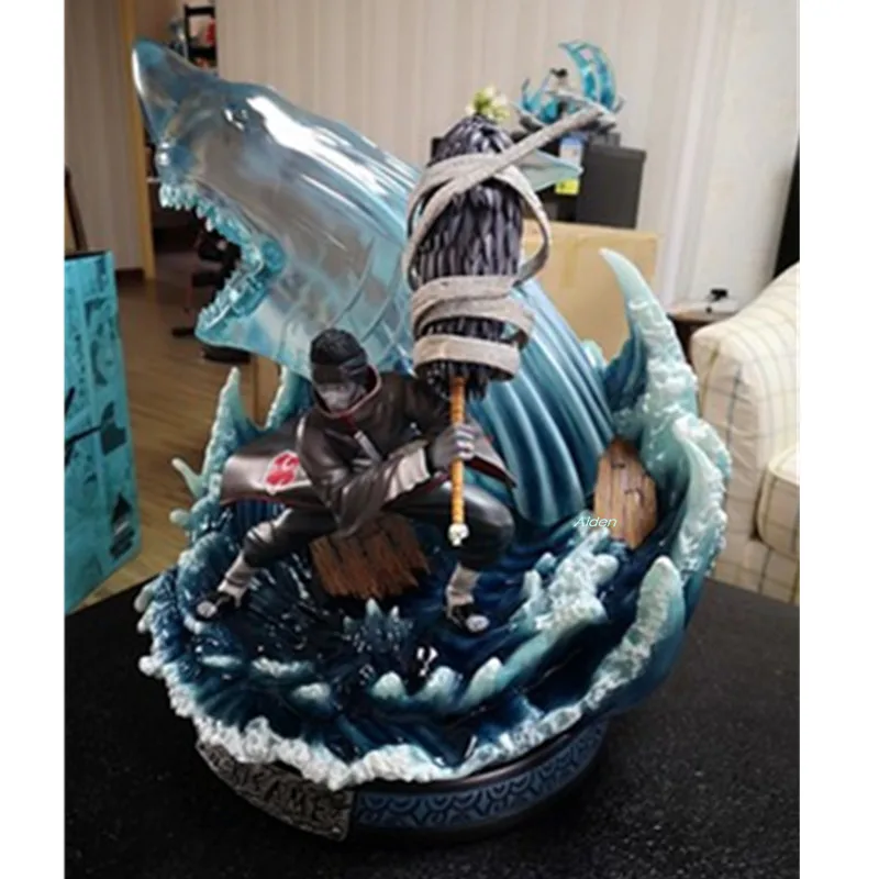 1" Статуя Наруто Akatsuki бюст Hoshigaki Kisame полноразмерный портрет Samehada GK Коллекционная модель игрушки коробка 47 см Z2729