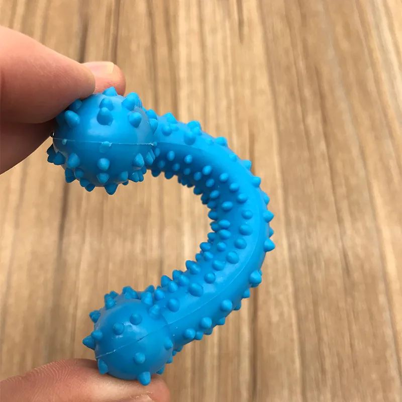 Новая резиновая игрушка для собак с шипами резиновые кости зубы моляра домашних