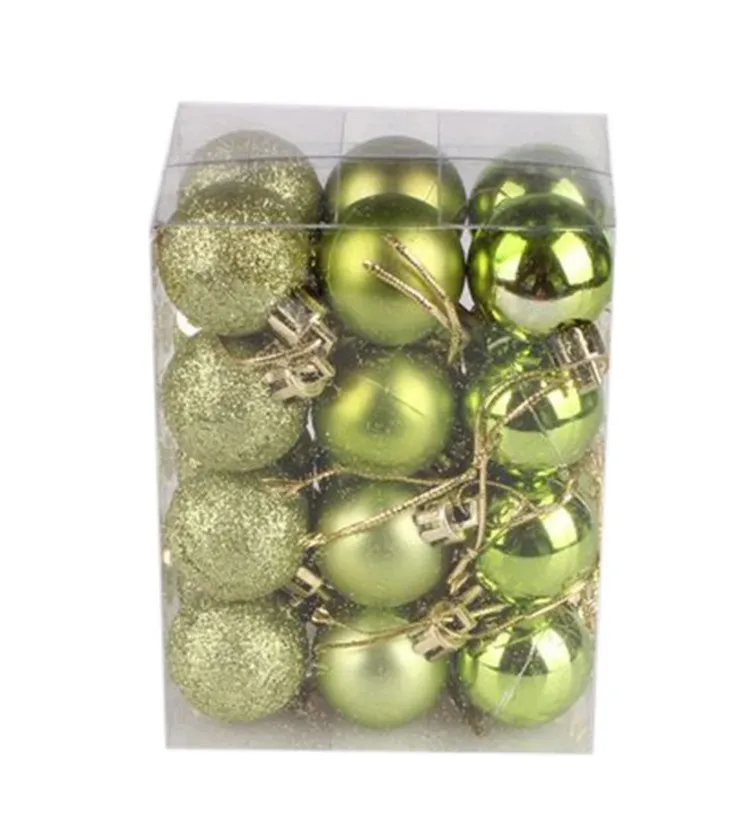 24 шт./компл. 3 см елочные шары висячие украшения безделушки для свадьбы дня