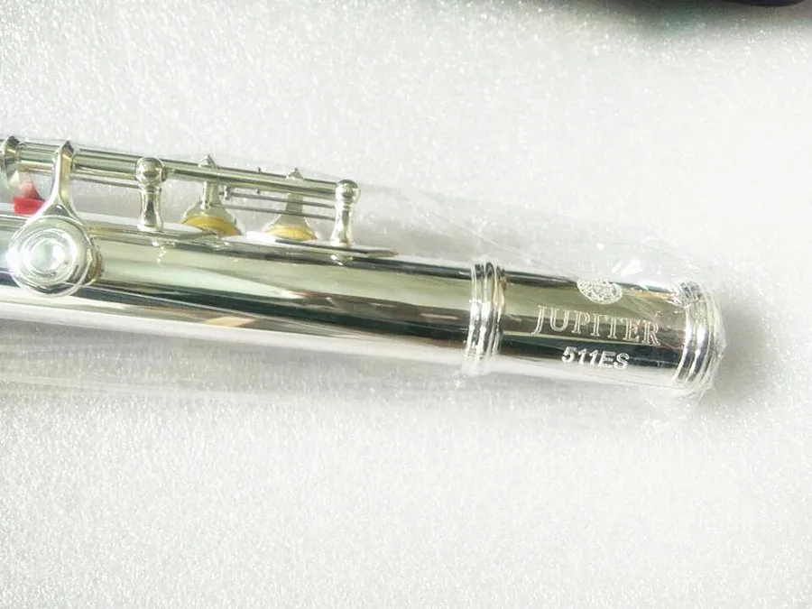 Серебряная флейта 511ES 16 закрытых отверстий C Ключ из мельхиора Посеребренная |