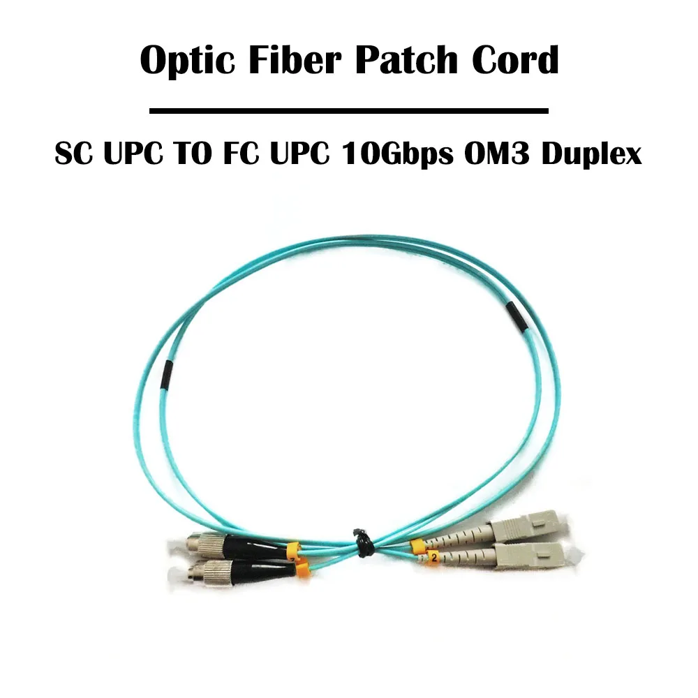 10 шт. 1 0 м SC UPC TO FC Гбит/с OM3/ 40 OM4 мм 50/125 многомодовый волоконный патч-корд дуплекс 2 |