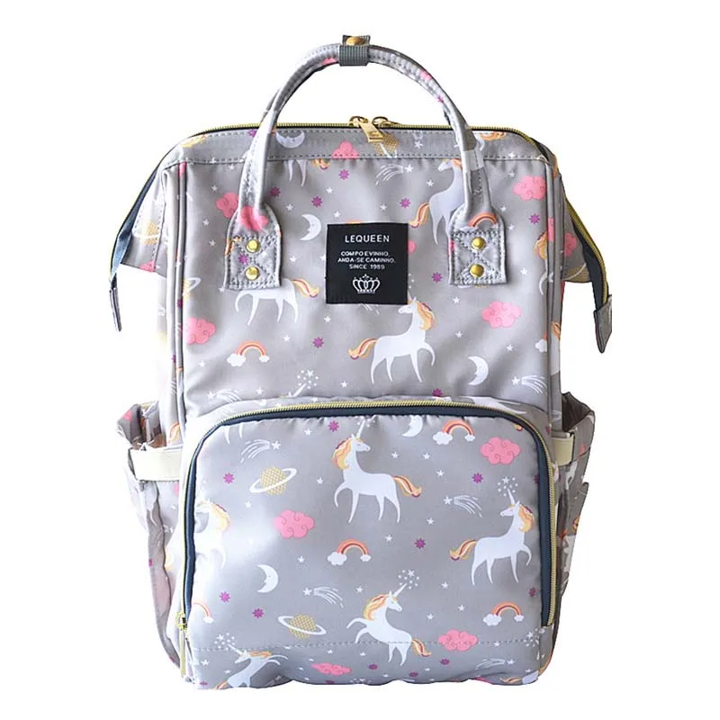 without usb port USB Mommy Bag Diaper Large Capacity baby bag travel Nappy diaper backpack waterproof anti-loss maternity bag handbags for moms - Цвет: without usb port