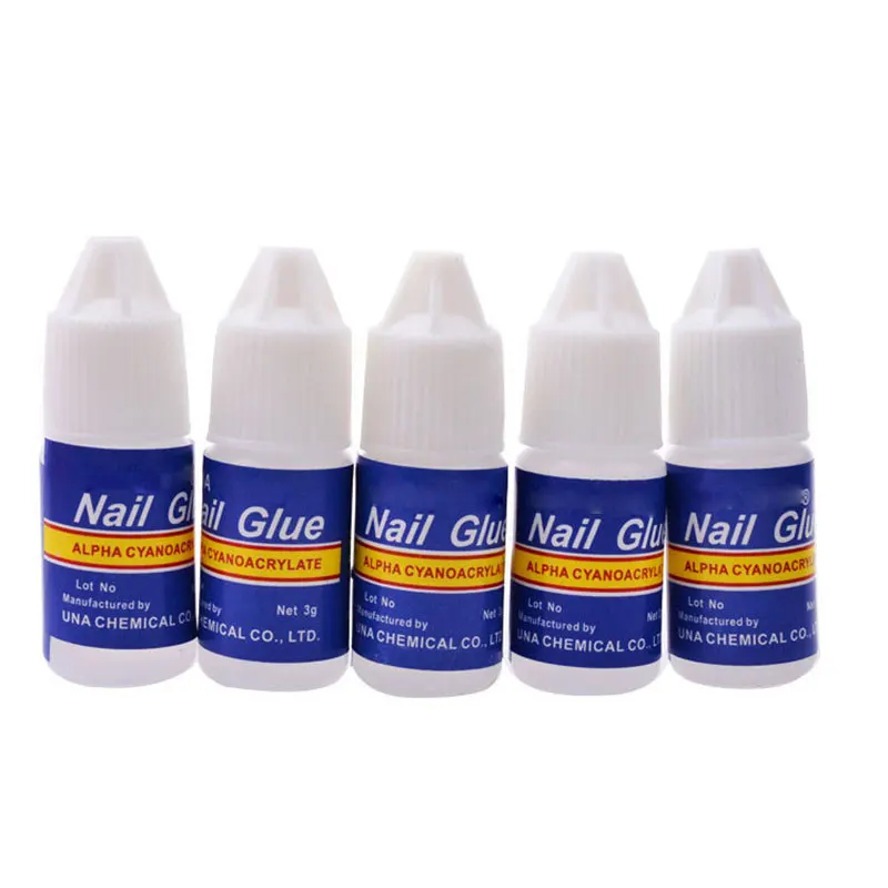 5 шт. 3 г быстросохнущий клей для дизайна ногтей наконечники клея блестящий УФ