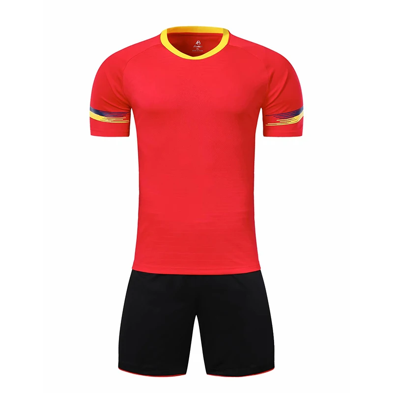 Мужская футболка с коротким рукавом оранжевая униформа для мальчиков голубая