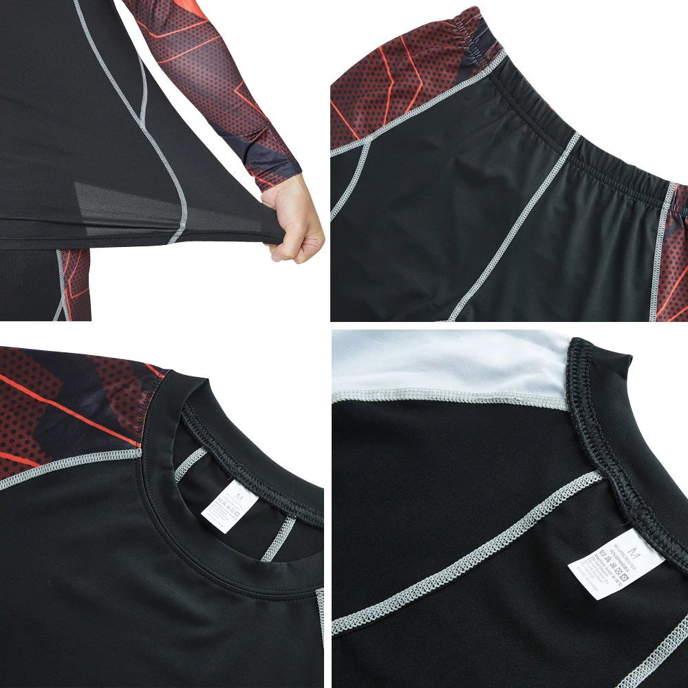 Men's Sports Suit Running Sports Male Gym Fitness Jogging Pants Quick Dry Trousers Workout Training Clothing