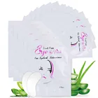 Патчи под глаза для наращивания ресниц, 50 пар, бумажные накладки для наращивания ресниц подушечки для ресниц, наклейки для ресниц