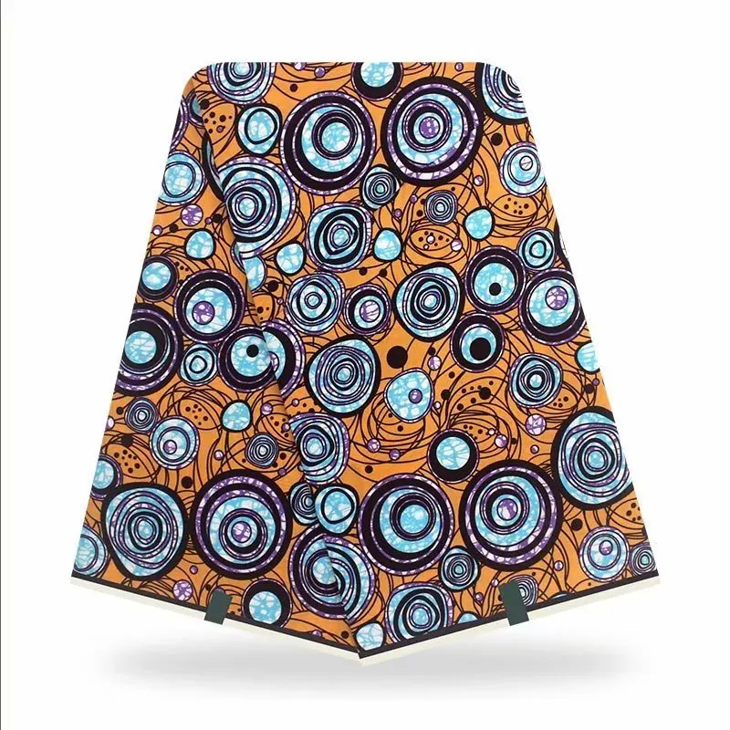 Африканская вощеная ткань с принтом настоящая Вощеная Лоскутная Ткань материал