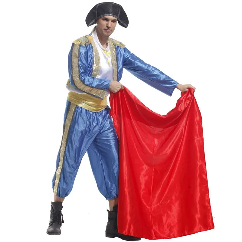 Мужской костюм для Хэллоуина "Матадор Испании" для взрослых испанских бойцов с быками Косплей Карнавал Пурим парад Сценическая игра Ночной клуб Бар Партия наряд