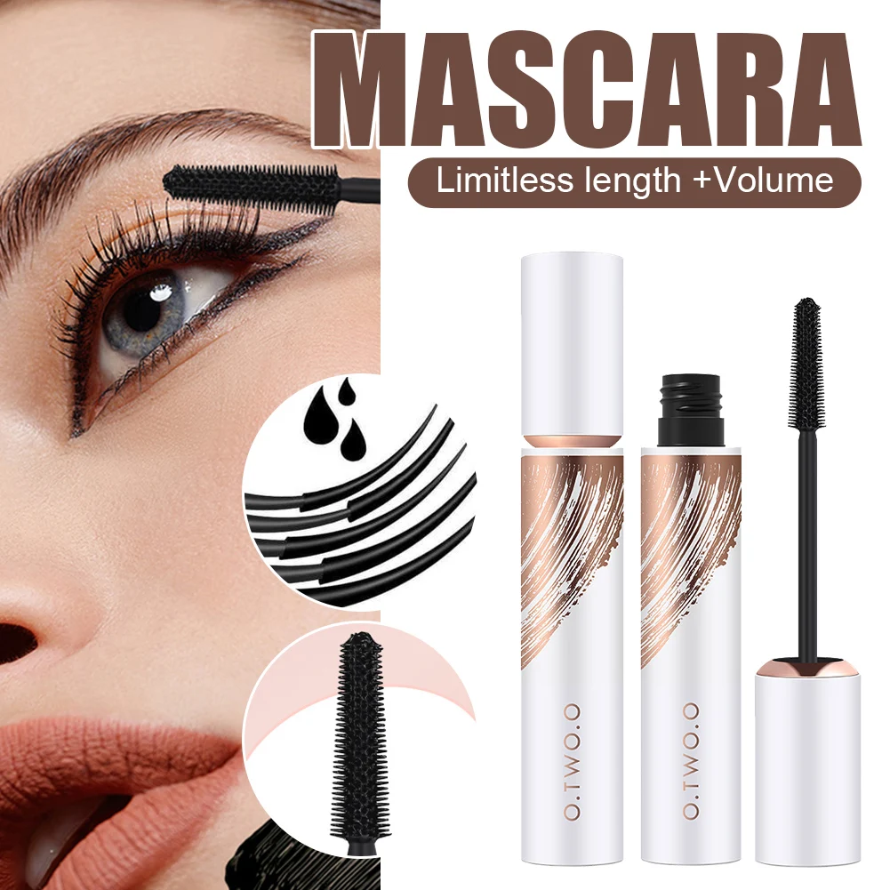 

Black Mascara Lengthens Eyelashes Waterproof Long-lasting Eye Liner 4D Silk Fiber Mascara Lash Extension Cosmetics Makeup