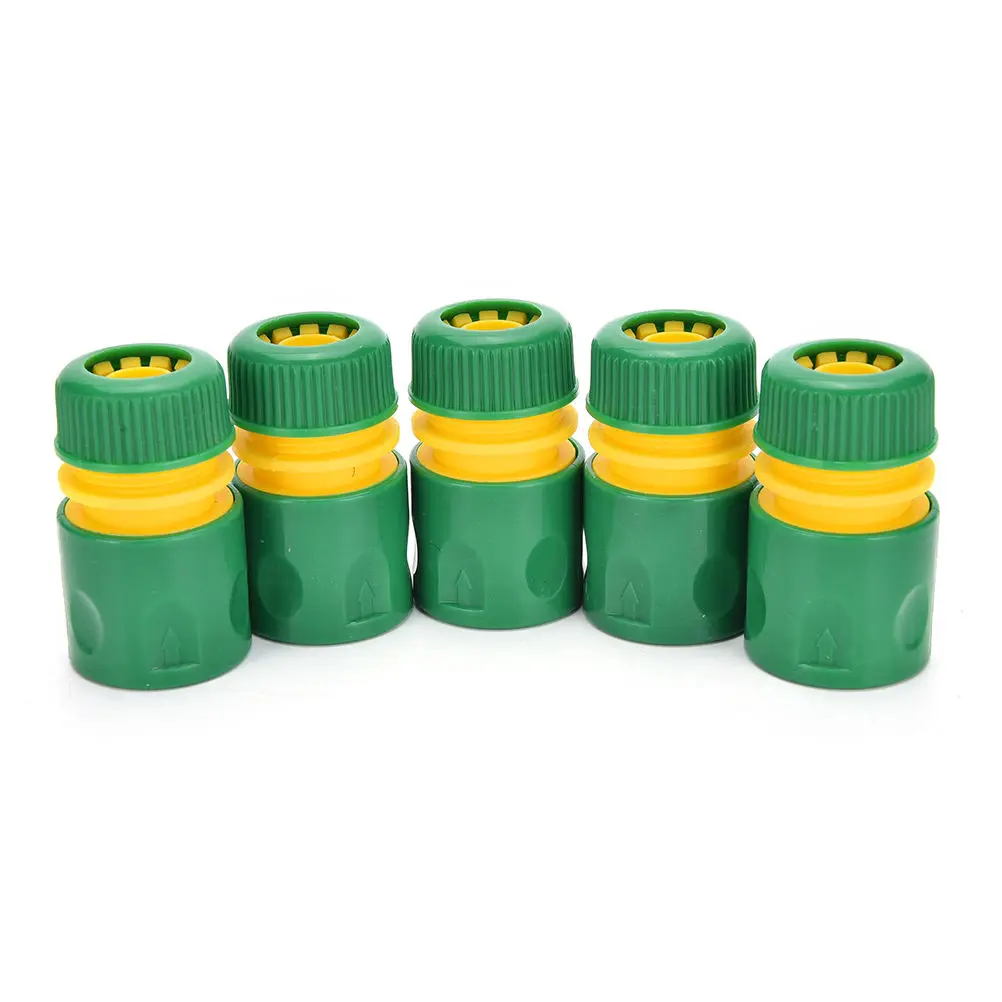 

1/2" Hose Pipe Fitting Set Quick 34mm Yellow Water Connector Adaptor Garden Lawn Tap Water Pipe Connector Fast Shipping