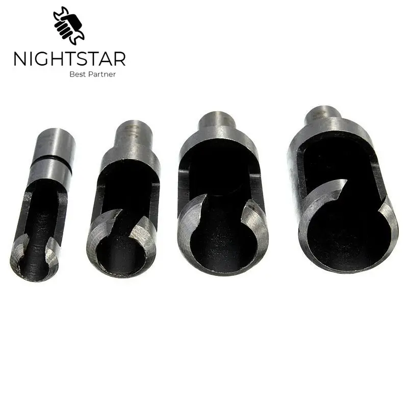 4 шт. набор сверл с круглым хвостовиком для деревообработки из углеродистой стали