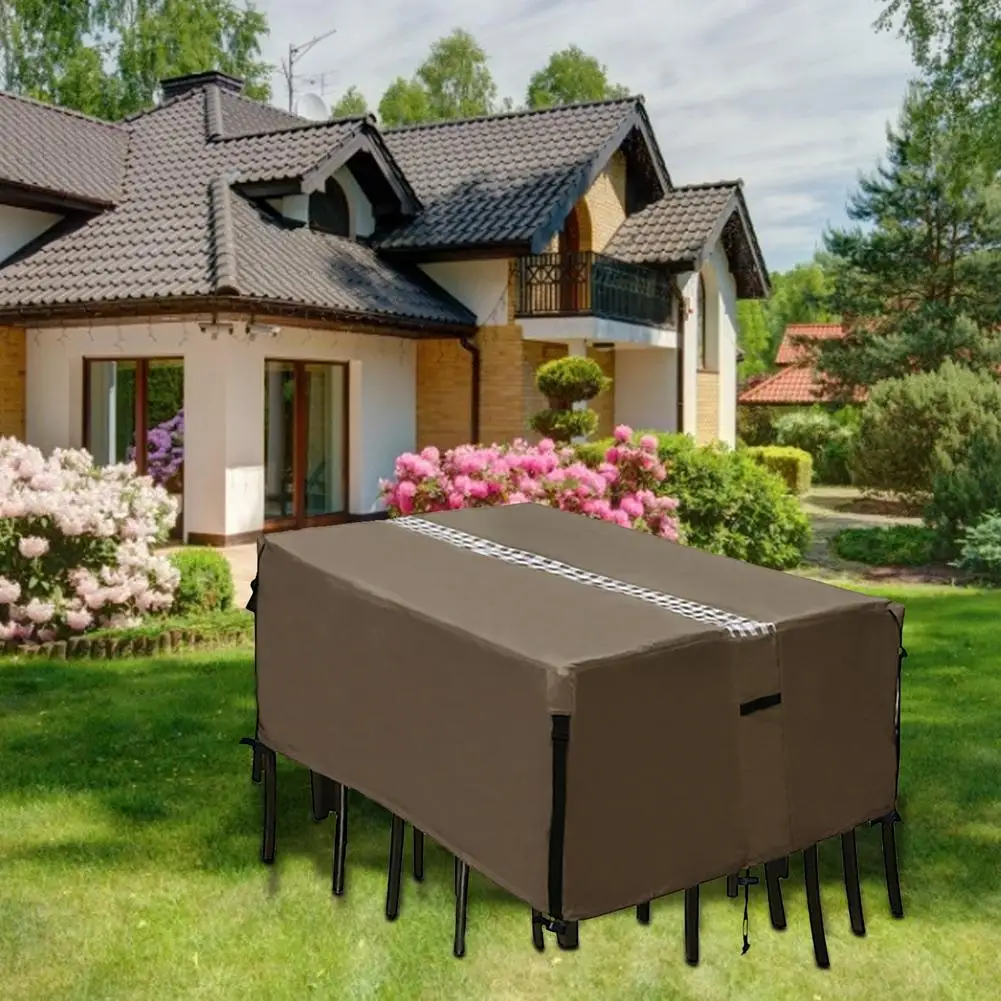 Square Dust Cover Waterproof Furniture For Terrace Table Outdoor Oxford Cloth Garden Sun Protection Dust-proof Tools | Дом и сад