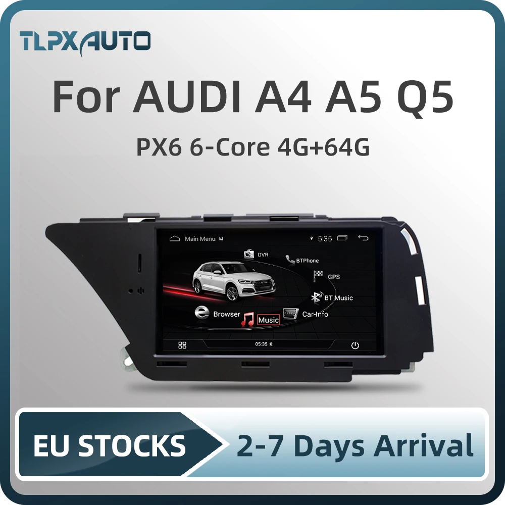 7 &quotандроид 9 Автомобильный мультимедийный для AUDI A4/A5/S5/Q5 (2008 2009 2010 2011 2012 2013 2014 2015