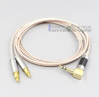 ln006892 hi res brown xlr 2 5mm 4 4mm earphone cable for audio technica ath adx5000 msr7b 770h 990h esw950 sr9 es750 esw990