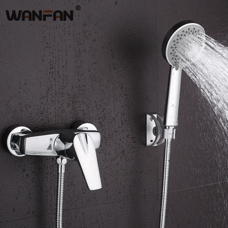 Смесители для душа настенные смесители ванной комнаты хромированные латунные