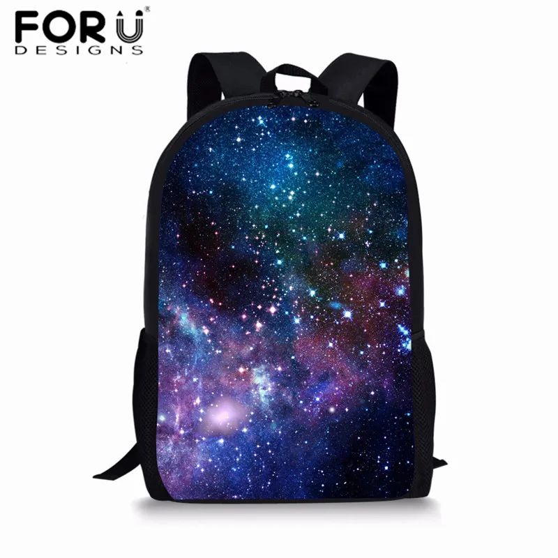 Z3161C FORUDESIGNS Backpack for Teenager Girls Boys School Bags the Space Galaxy Women Travel Bagpack Children School Rucksack - Цвет: Z3161C