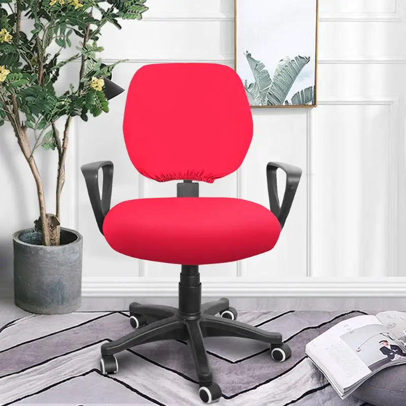 Универсальный чехол для кресла поворотный Чехол на компьютерное кресло стрейч