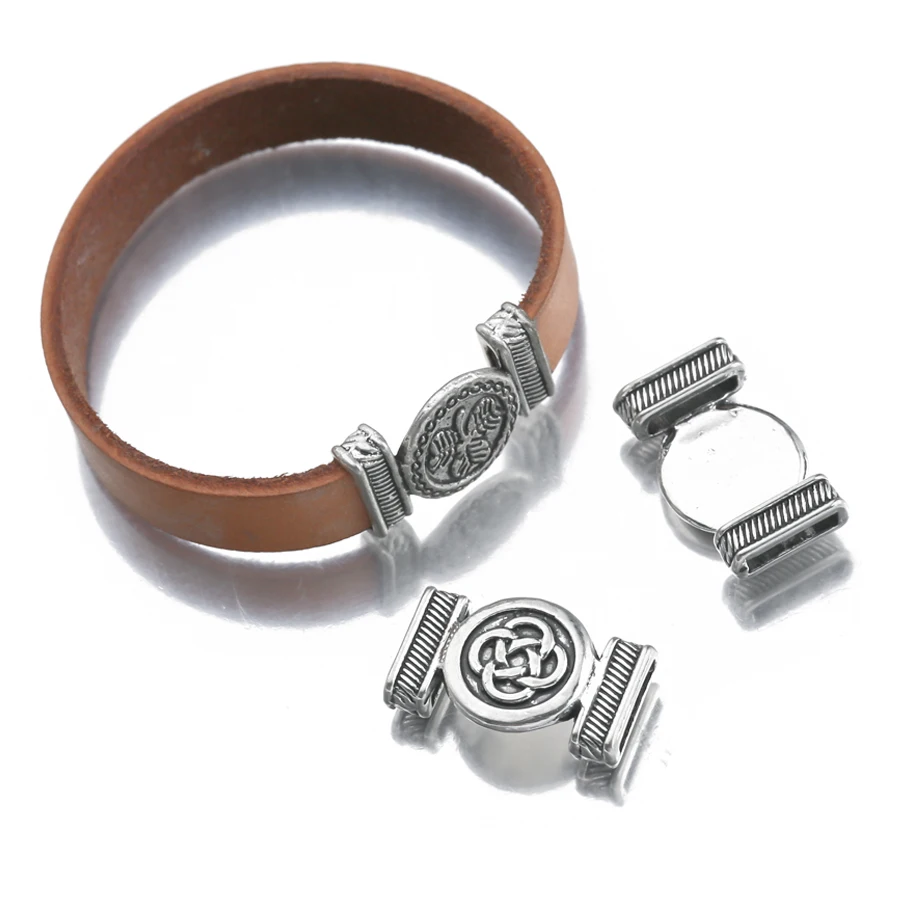 Круглые Китайские бусины-слайдеры 10*2 мм плоский кожаный шнур аксессуары для