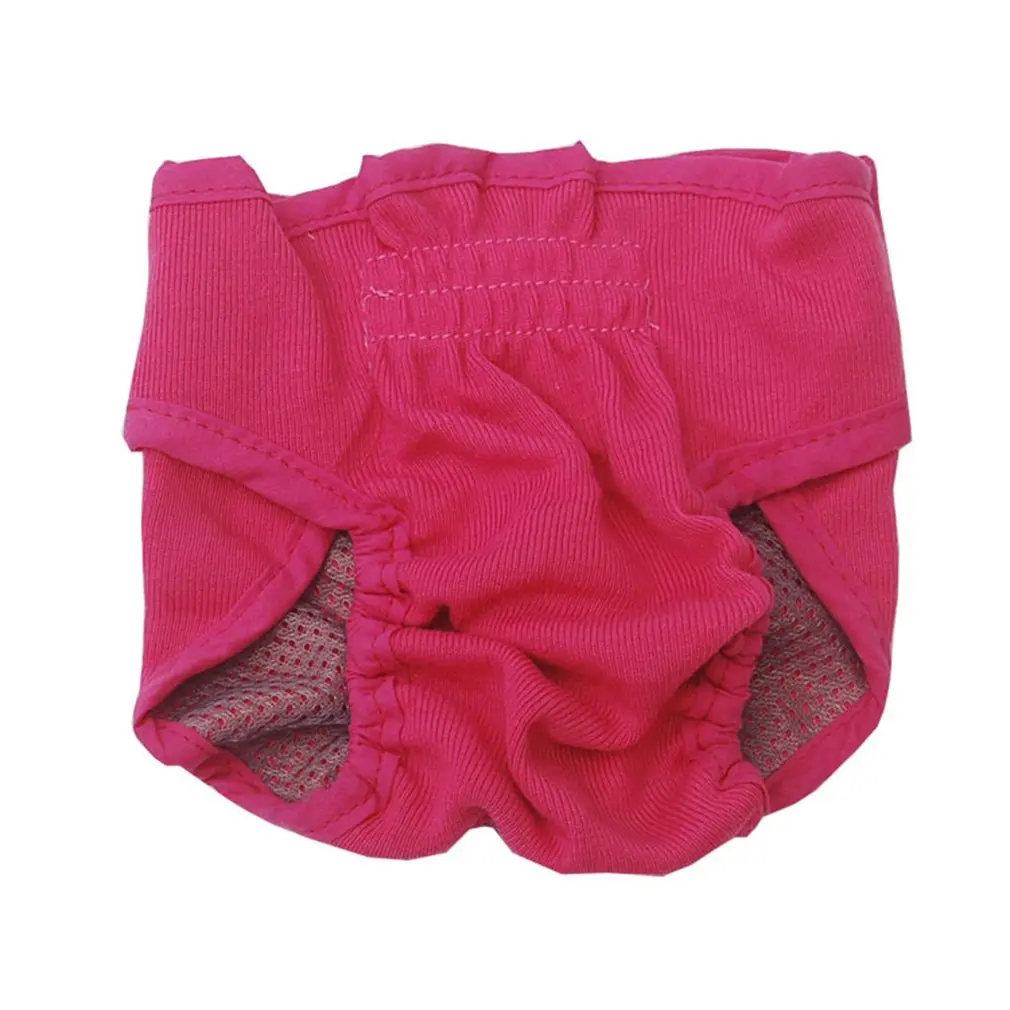 Удобные многоразовые подгузники для домашних животных моющиеся однотонные