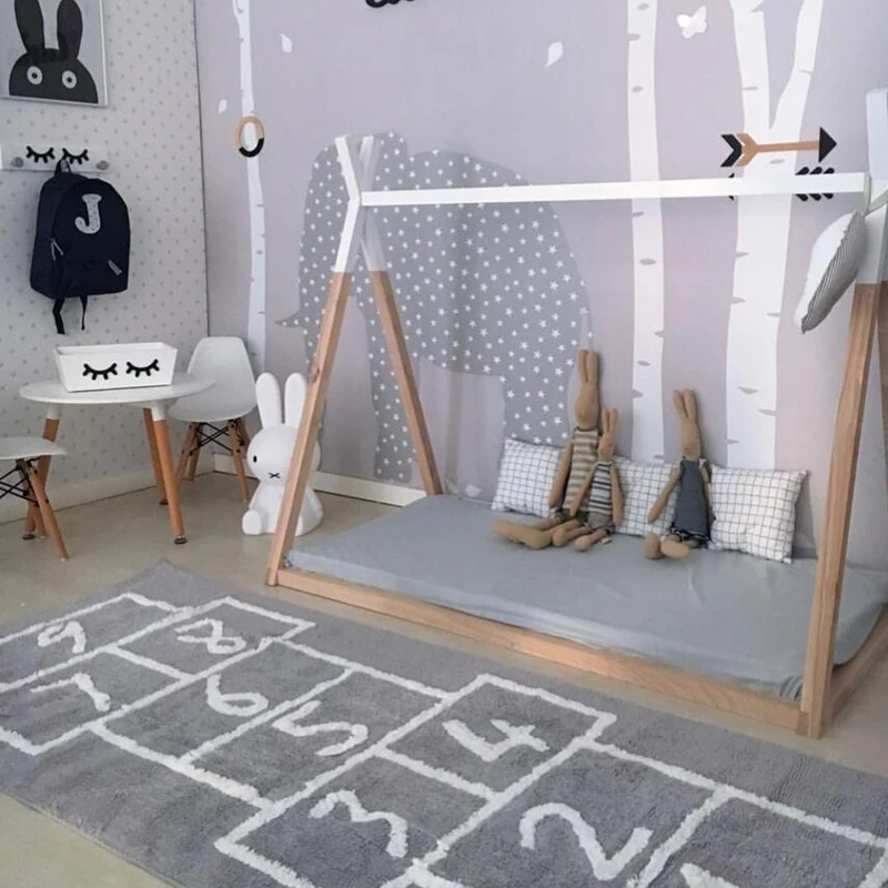 

Игровой коврик Hopscotch, для детей, для ползания, скандинавские игровые коврики для малышей, игровые коврики для детского тренажерного зала, ви...