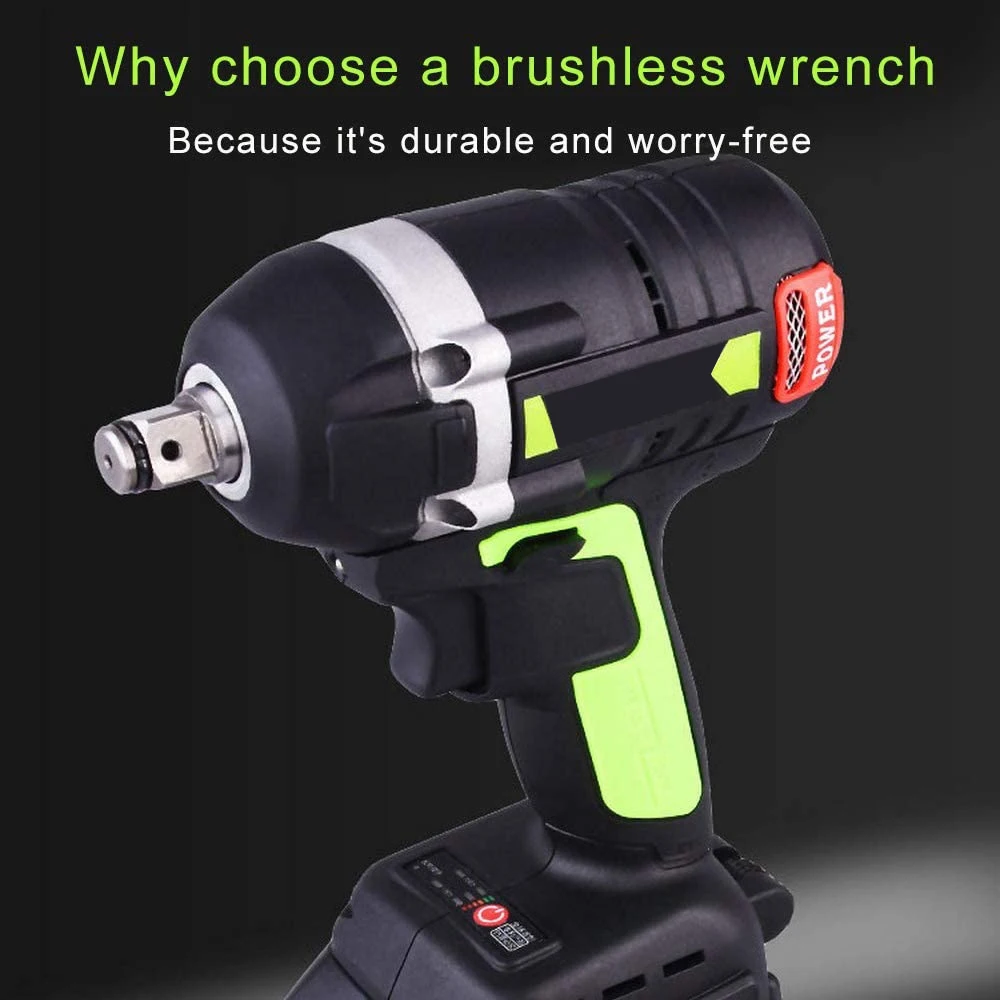 Электрический бесщеточный гайковерт ches18v ударный беспроводной электрический