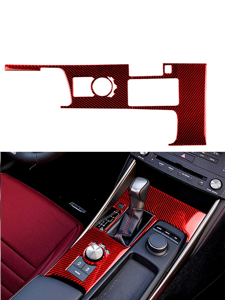 

1PCS Car Accessories Interior Durable Gear panel A Carbon fiber Stickers Decorative For Lexus IS250 IS350 2013-2019