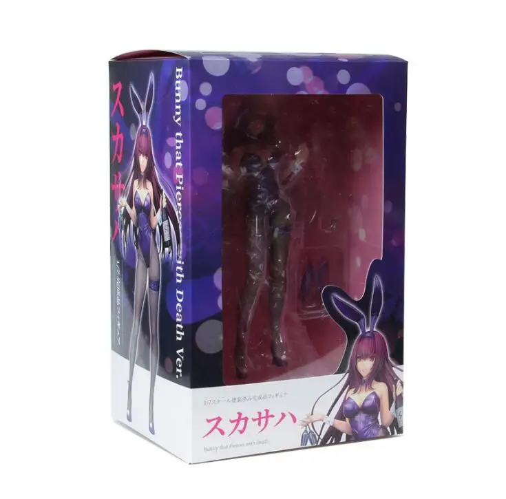 29 см Fate Grand Order Scathach Lancer мягкая Фигурка кролика аниме фигурка ПВХ Новая коллекция