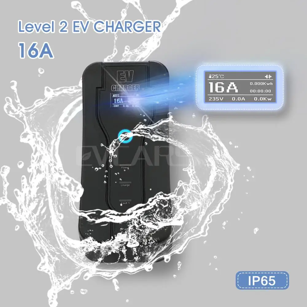 Автомобильное портативное зарядное устройство для электромобилей тип 1 разъем 16