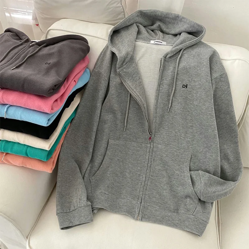 

Куртка American High Street в стиле хип-хоп Женская свободная Студенческая в Корейском стиле Bf Стиль без одежды винтажный свитер Ins Мода Jum