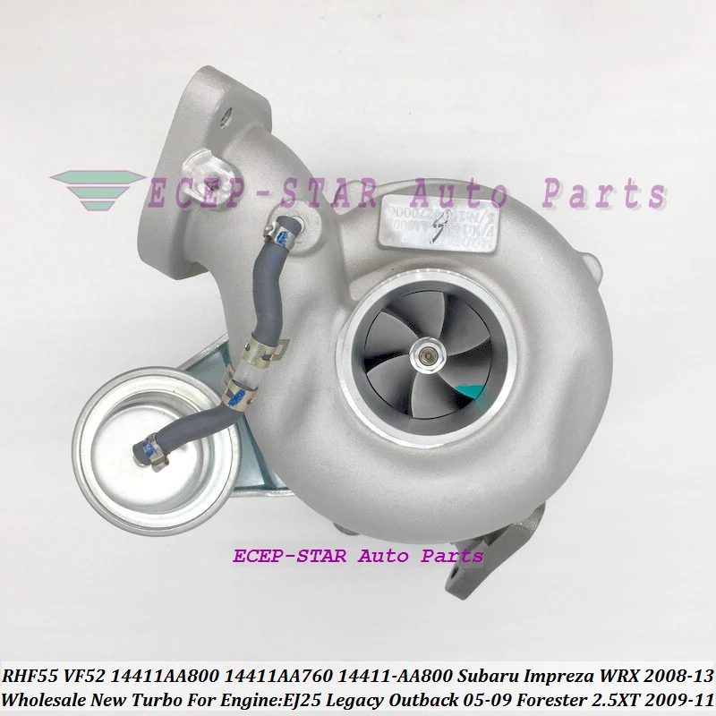 Турбо RHF55 VF52 14411AA800 14411AA760 14411-AA800 для Subaru Impreza WRX 2008-13 Legacy Outback 05-09 Forester 2.5XT 09-11 EJ25