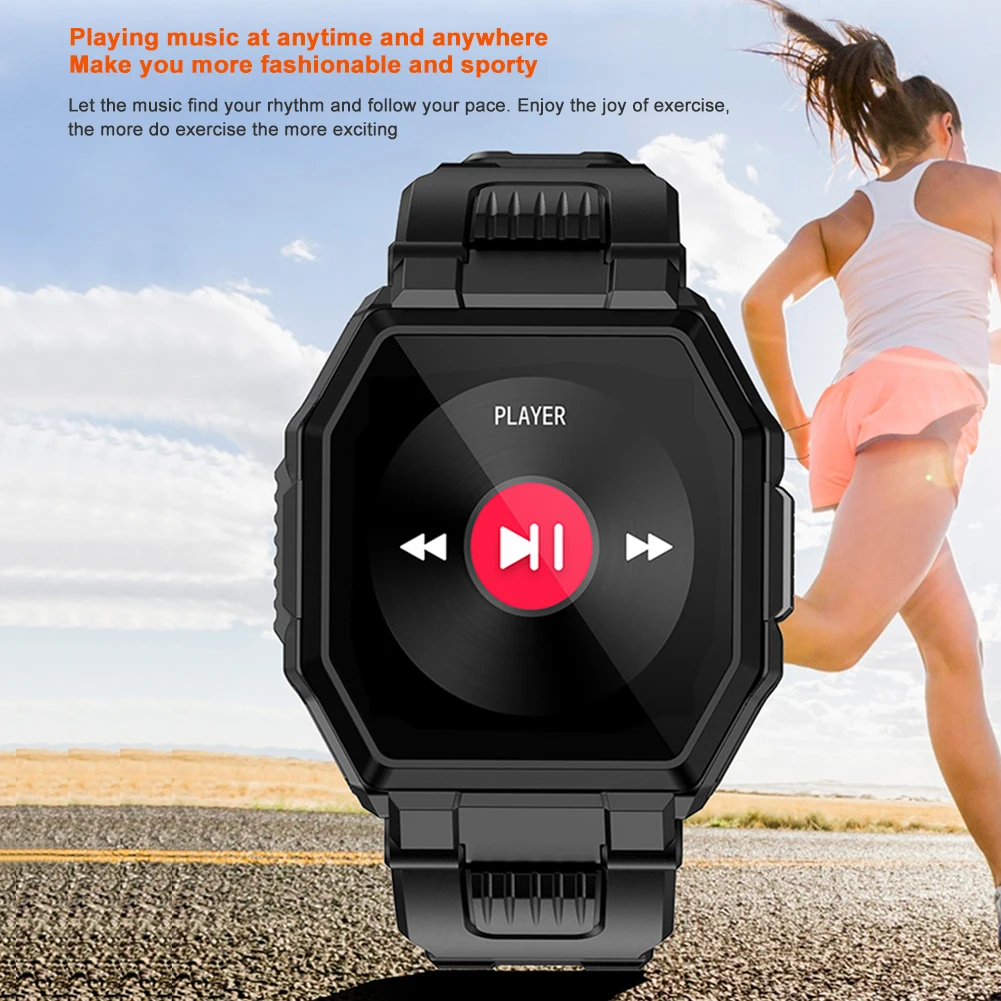 

Smart Watch FOR Man WaterProof Watch Full Touch Fitness Tracker Blood Pressure Clock Women GTS Smartwatch for IOS Android