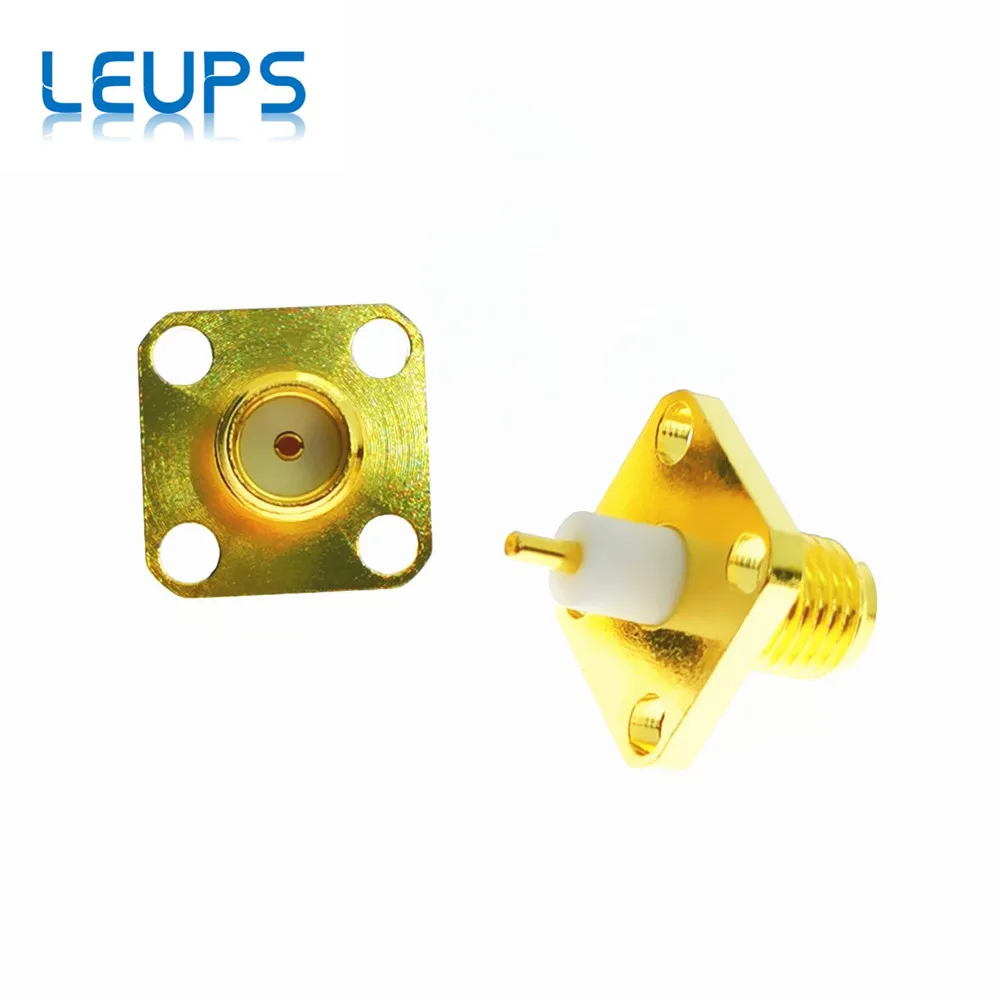 10 шт. панельный разъем с 4 отверстиями|connector female|connector smaconnector panel |