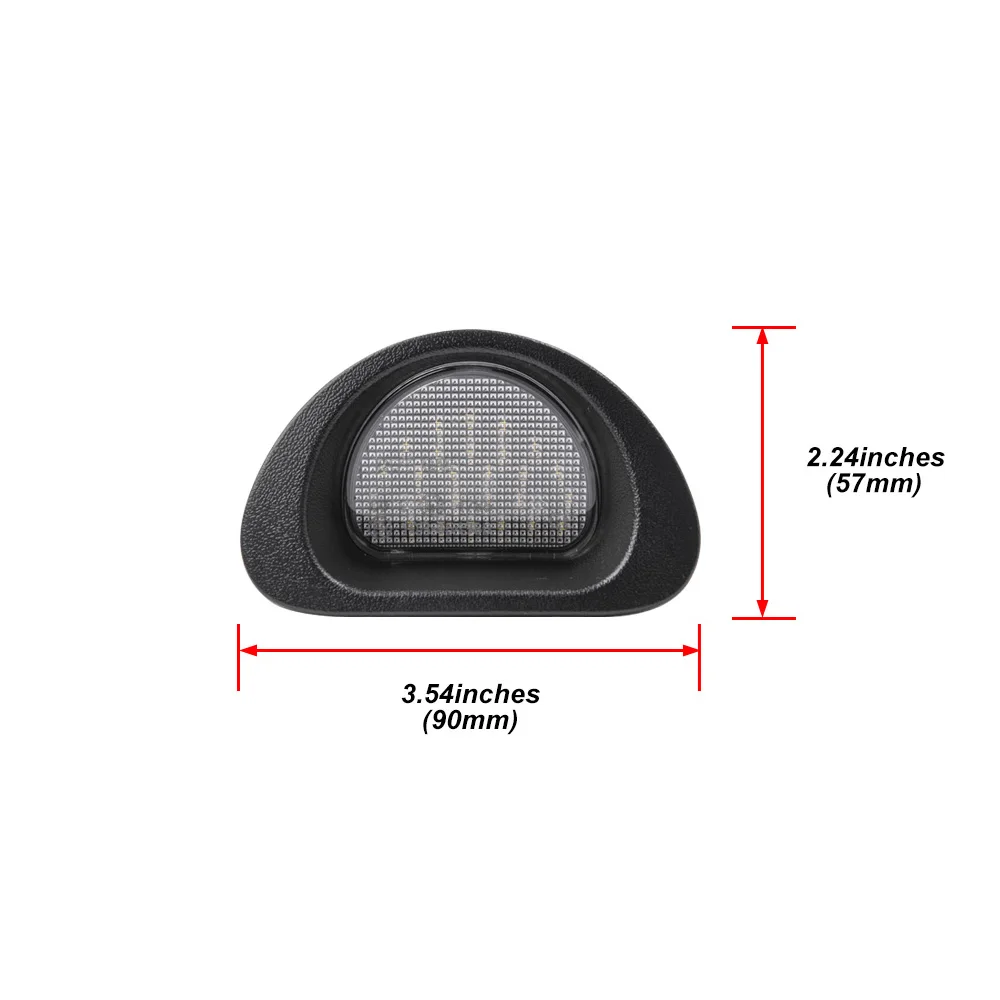 2 шт. без ошибок светильник светодиодный номерной знак освещение лампа для Citroen C1