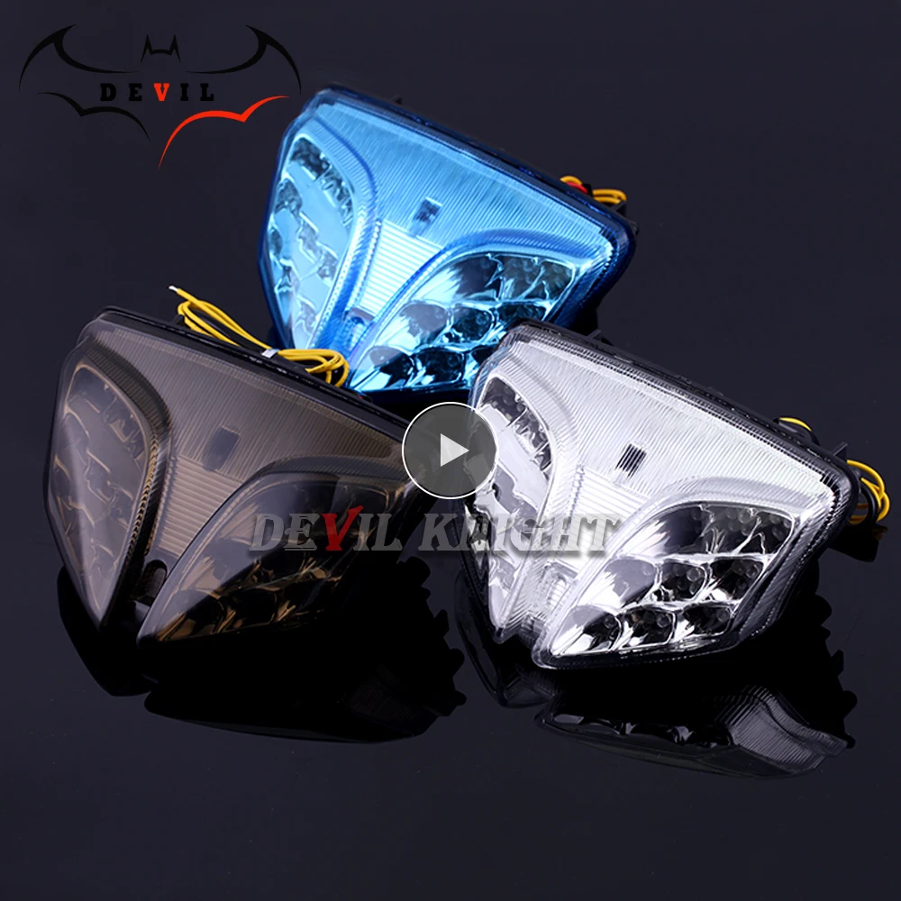 

For Suzuki GSXR GSX-R 600 750 2008-2012 K8 K9 Integrated LED Rear Tail Light Turn Signal Motorcycle light Accessories GSX-R 1000