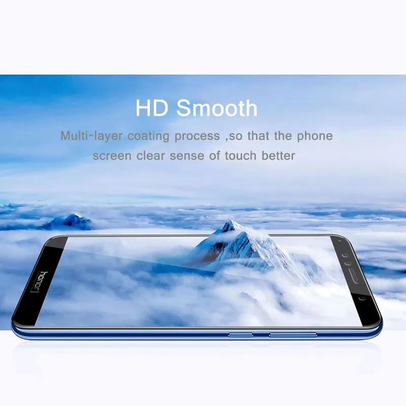 5d полный Клей закаленное стекло для huawei honor 7X Huawey onor 7A 7C pro 7s 7 A C X a7 c7 Защитная