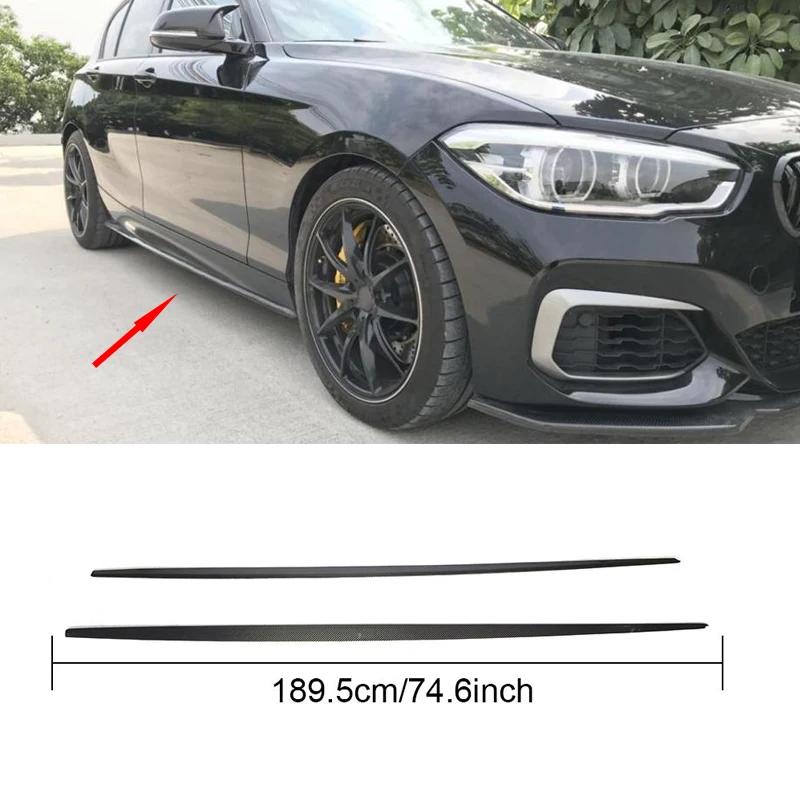 Комплект для корпуса BMW M125i M140i M135i LCI Передние боковые юбки из натурального