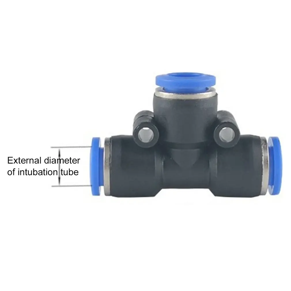 

10 Pcs 6mm Quick-plug Atomizing Nozzle Brass Three-way Seat Body Combination Durable Nozzle Core Guide Vane