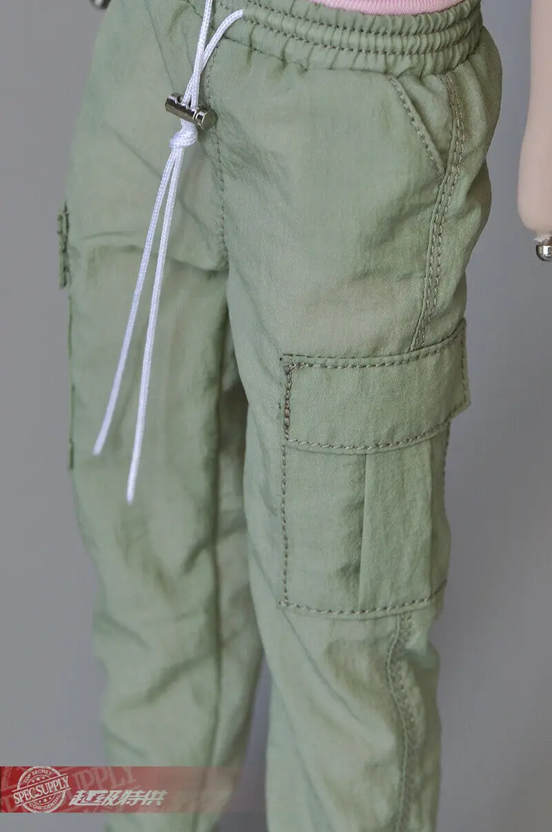 

1/6 Fashion Female Pants Loose Trousers Overall Fit 12inch Female TBL seamless joint Action Figure Body Toys