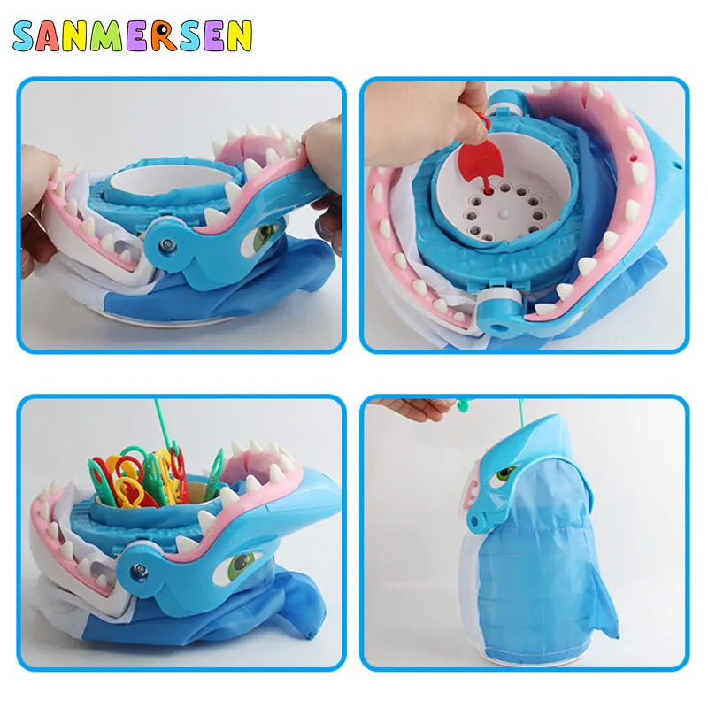 Миниатюрные игральные кости Акула игрушки которые кусают людей вечерние