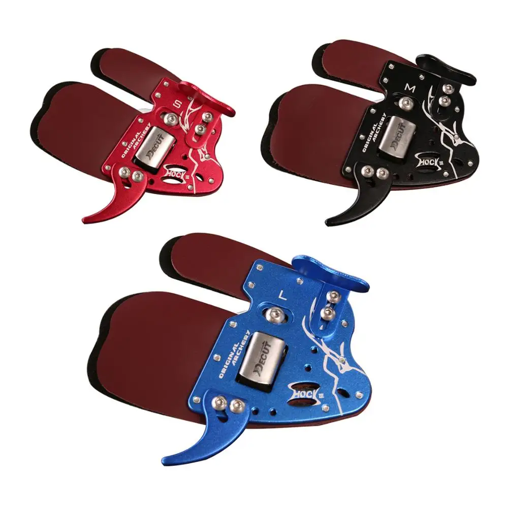 Наконечник для стрельбы из лука защита пальцев LH/RH натуральная кожа + алюминий S/M/L