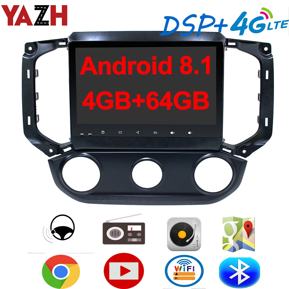 YAZH Android 8 1 автомагнитола мультимедиа для Holden Колорадо/Daewoo/Chevy Chevrolet S10 / Trailblazer 2016 2018