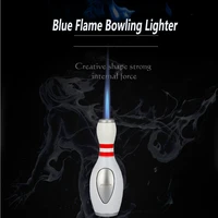 metal gas lighter bowling ball personality appearance windproof high temperature cigarette lighter cigar butane lighter