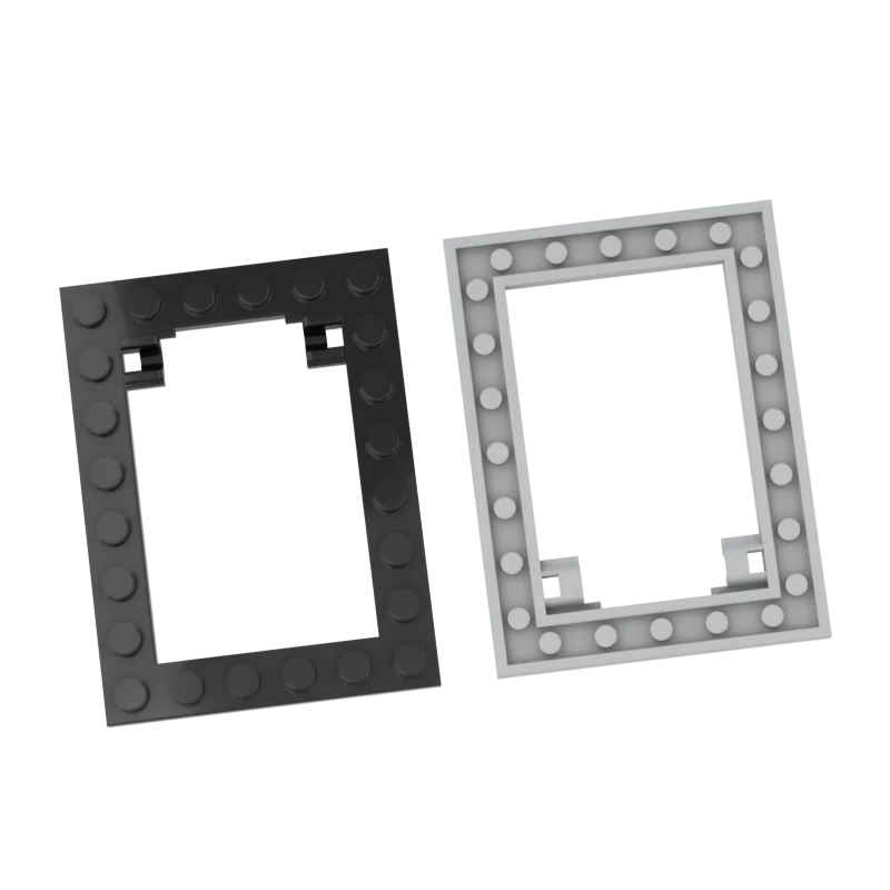 10PCS blocks 92107 6x8 Trap Board Movable Door Panel Brick Building Blocks Parts Classic Brand Educational High-Tech Toy - купить по